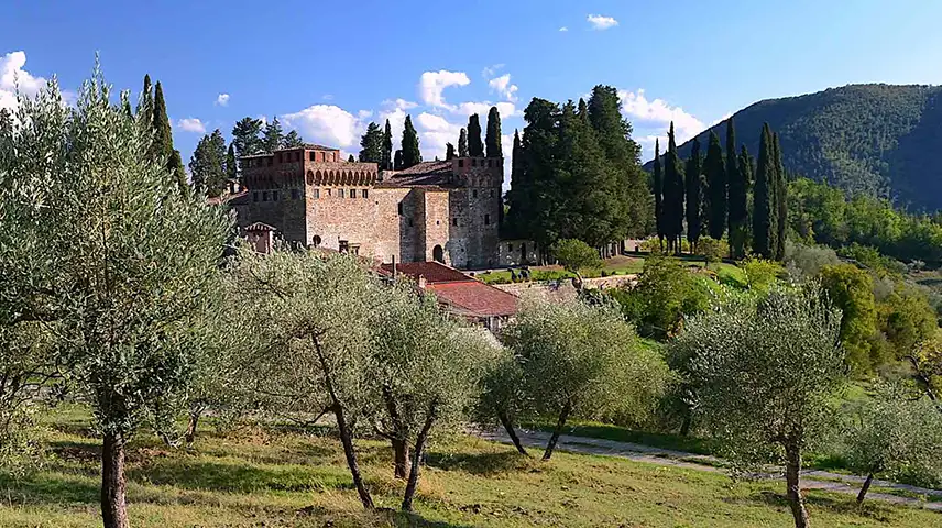 Villa-winery in the Chianti Rufina wine region